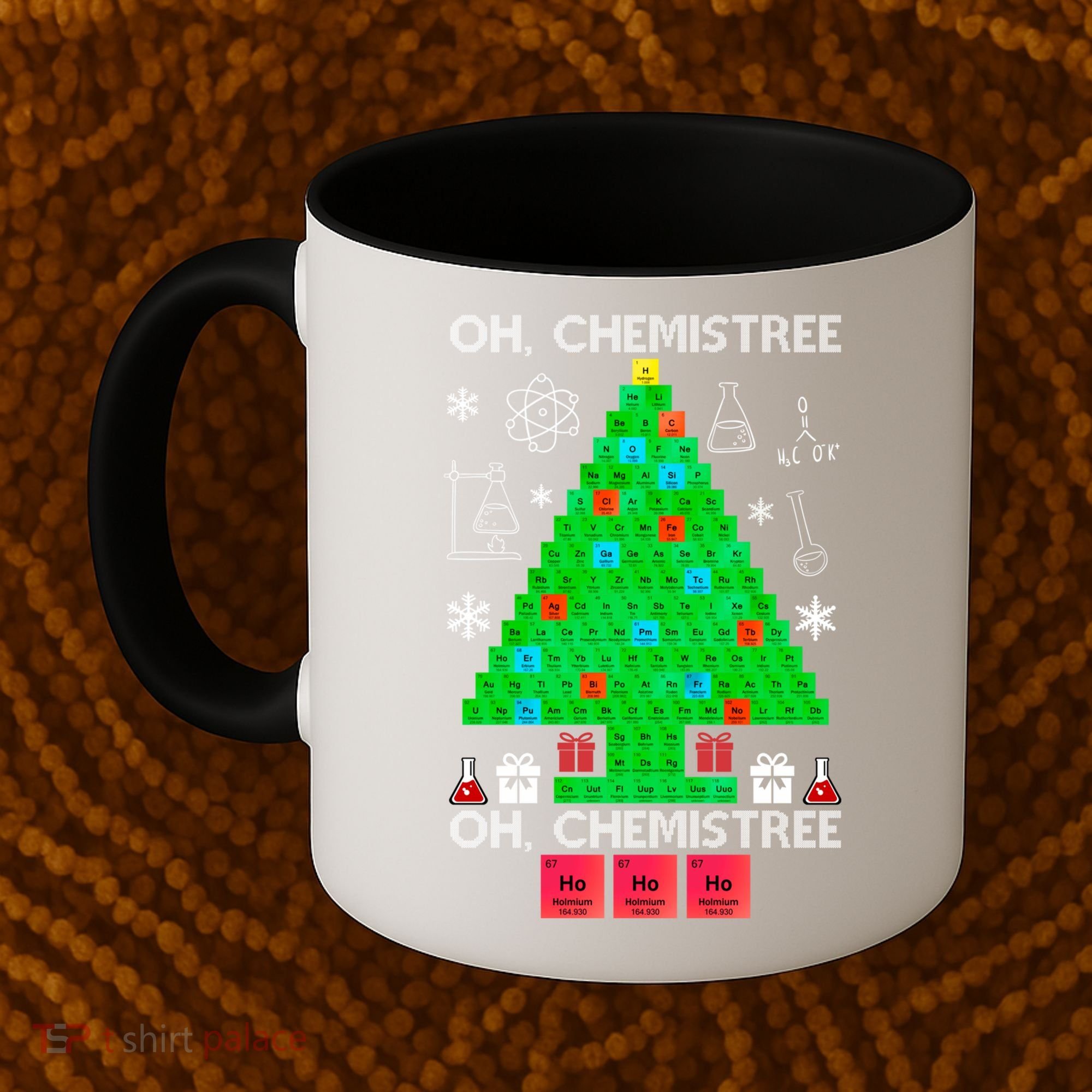 Oh Chemist Tree Chemistree Funny Science Chemistry Christmas Gift Coffee Mug