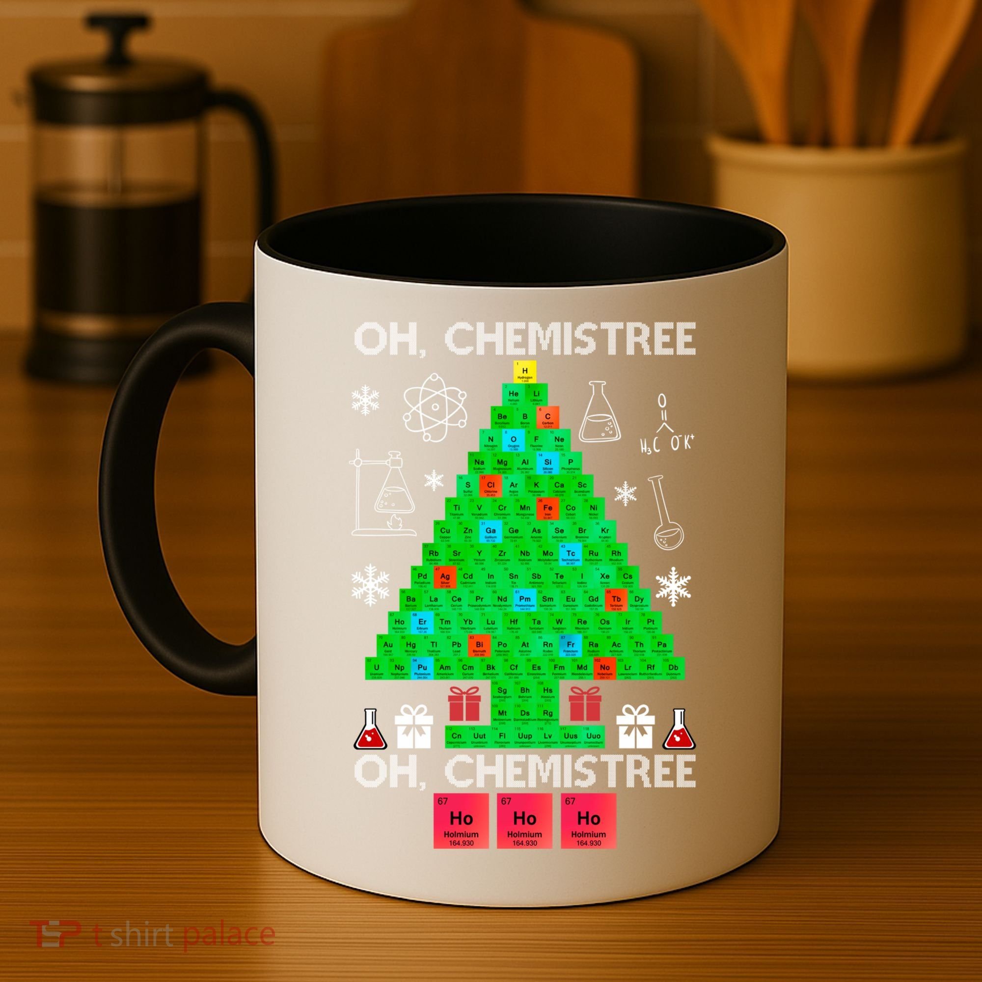 Oh Chemist Tree Chemistree Funny Science Chemistry Christmas Gift Coffee Mug
