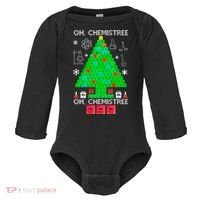 Oh Chemist Tree Chemistree Funny Science Chemistry Christmas Gift Baby Long Sleeve Bodysuit thumb 0