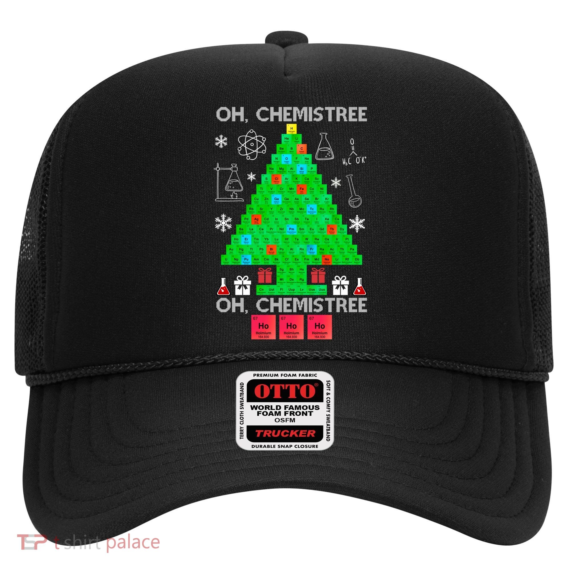 Oh Chemist Tree Chemistree Funny Science Chemistry Christmas Gift Hat