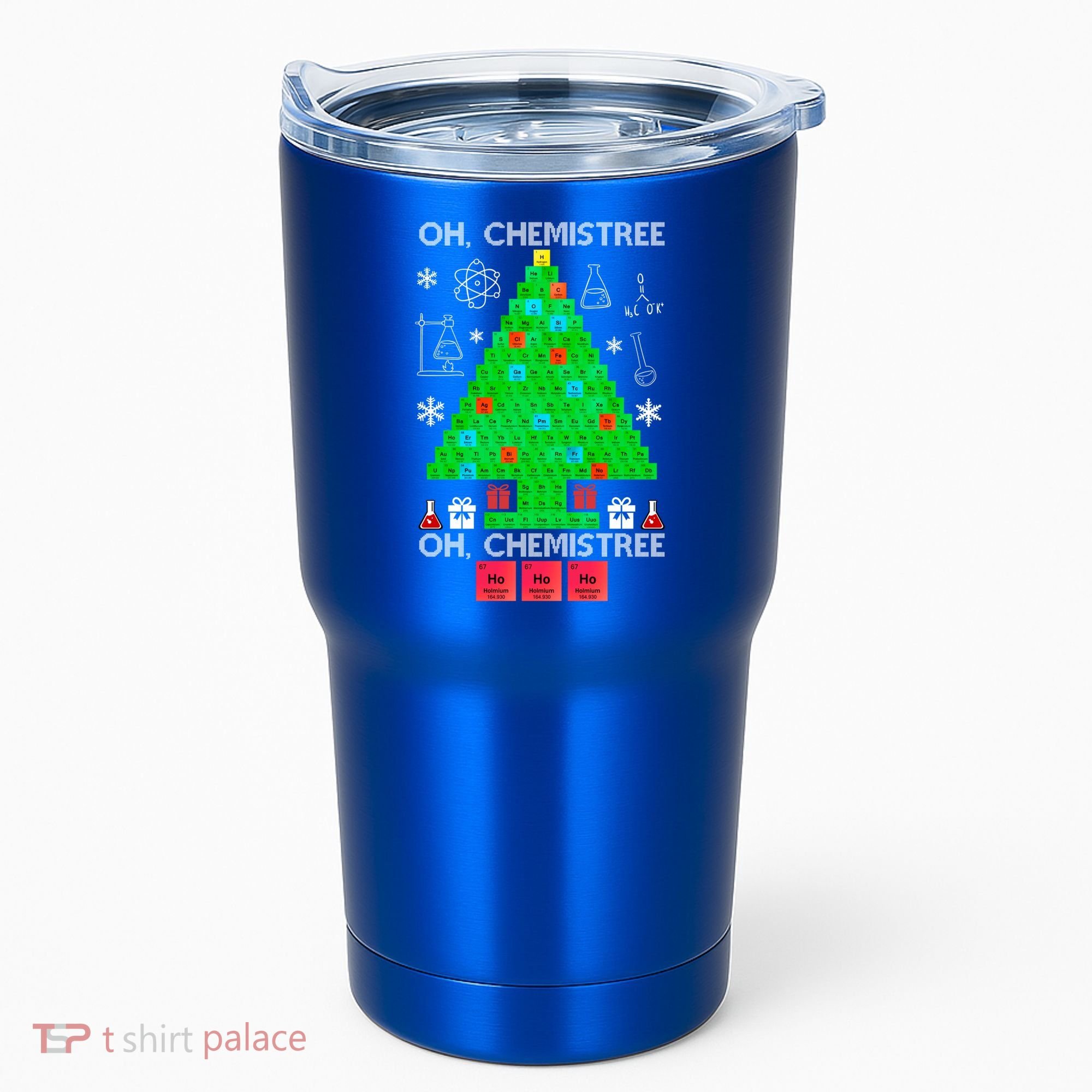 Oh Chemist Tree Chemistree Funny Science Chemistry Christmas Gift Tumbler