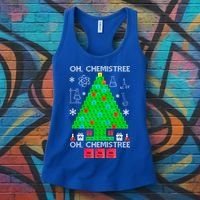 Oh Chemist Tree Chemistree Funny Science Chemistry Christmas Gift Women's Tank Top thumb 3