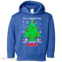 Oh Chemist Tree Chemistree Funny Science Chemistry Christmas Gift Toddler Hoodie thumb 0