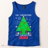 Oh Chemist Tree Chemistree Funny Science Chemistry Christmas Gift Tank Top thumb 2