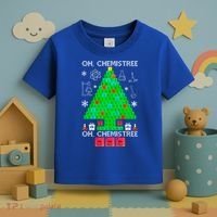 Oh Chemist Tree Chemistree Funny Science Chemistry Christmas Gift Toddler T-Shirt thumb 3
