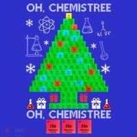 Oh Chemist Tree Chemistree Funny Science Chemistry Christmas Gift Women's Long Sleeve Shirt thumb 2
