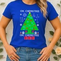 Oh Chemist Tree Chemistree Funny Science Chemistry Christmas Gift Women's T-Shirt thumb 2