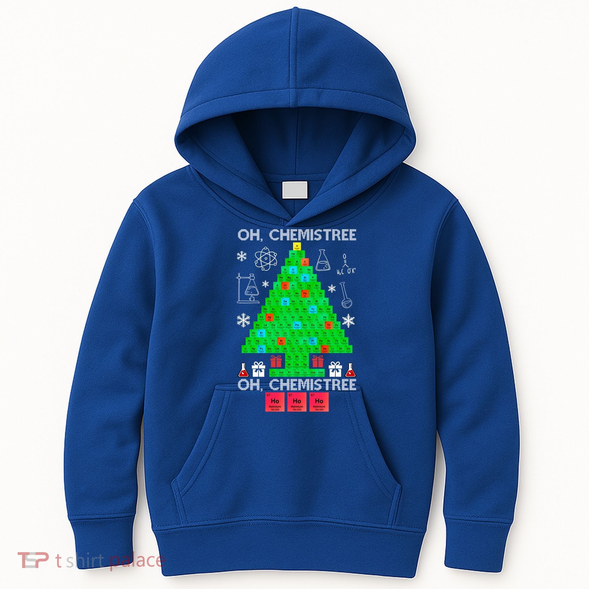 Oh Chemist Tree Chemistree Funny Science Chemistry Christmas Gift Kids Hoodie