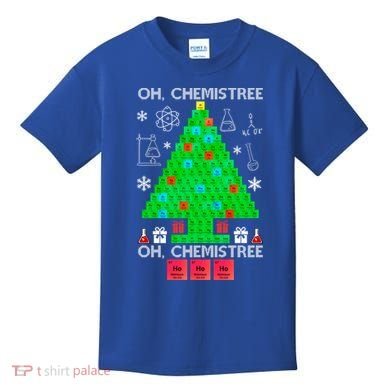 Oh Chemist Tree Chemistree Funny Science Chemistry Christmas Gift Kids T-Shirt