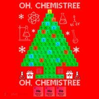 Oh Chemist Tree Chemistree Funny Science Chemistry Christmas Gift Santa Hat thumb 1