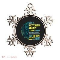 October Birthday Guy Has 3 Sides Sweet Funny Crazy  Ornament thumb 0