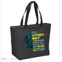 October Birthday Guy Has 3 Sides Sweet Funny Crazy  Tote Bag thumb 2