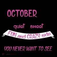 October Girl Sweet But Crazy Funny Birthday Coffee Mug thumb 5
