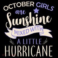 October Girls Are Sunshine Mixed With Hurricane Coffee Mug thumb 5