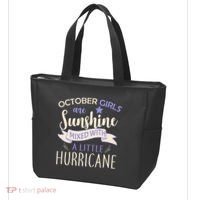 October Girls Are Sunshine Mixed With Hurricane Tote Bag thumb 3