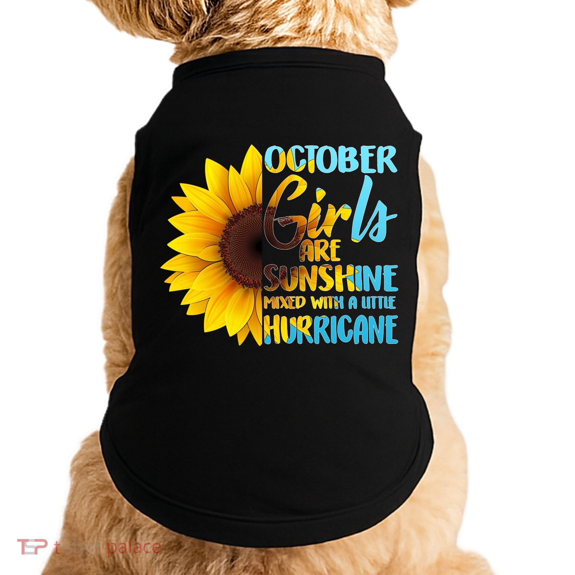 October Girls Sunflower Doggie Tank