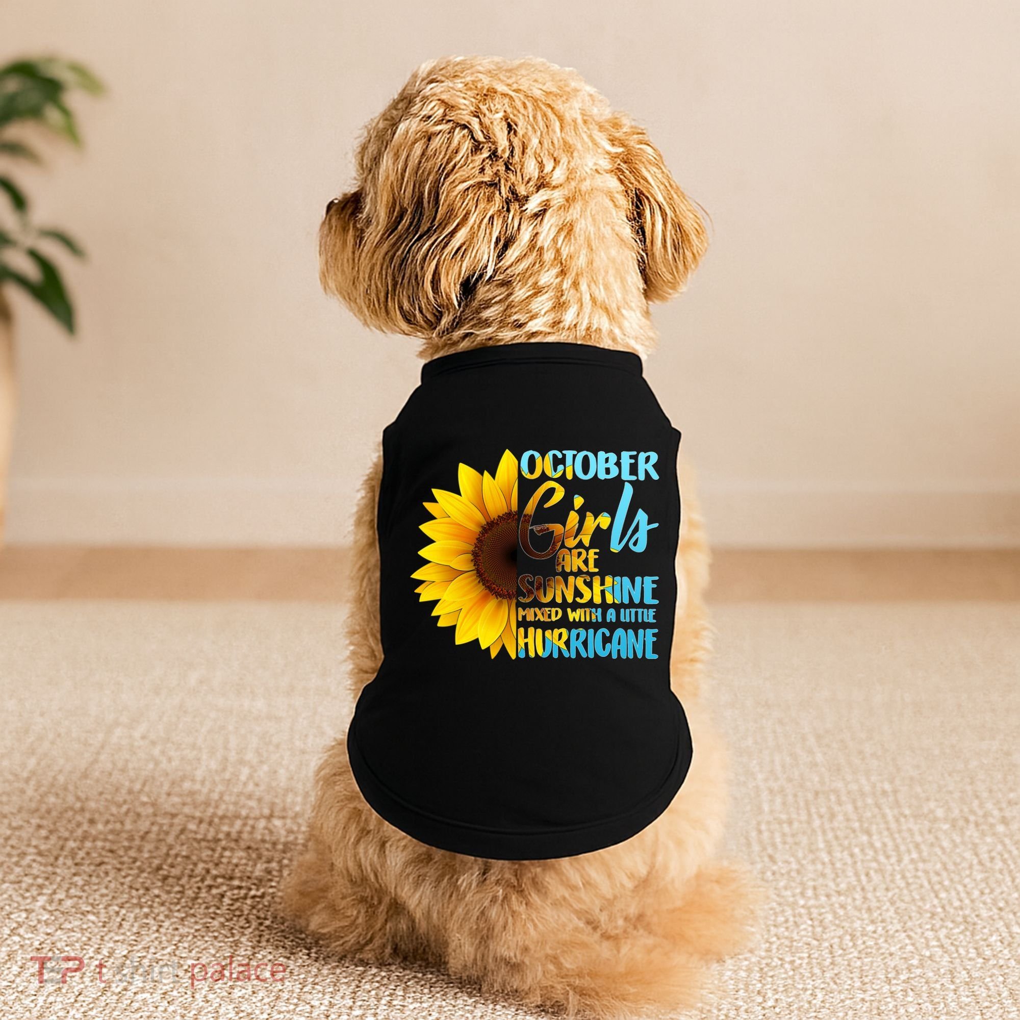 October Girls Sunflower Doggie Tank