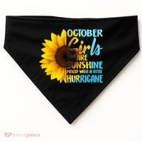 October Girls Sunflower USA-Made Doggie Bandana thumb 0
