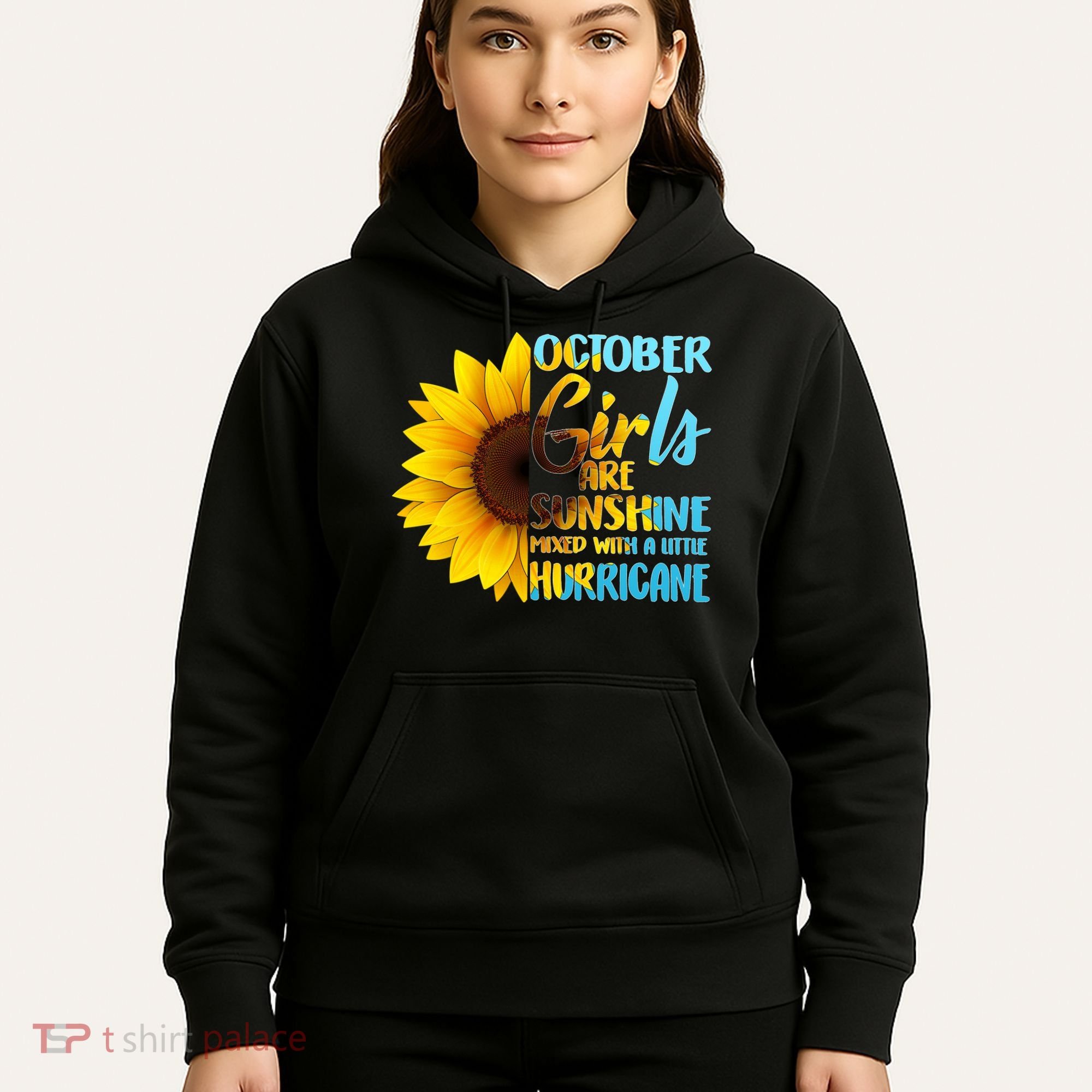 October Girls Sunflower Hoodie