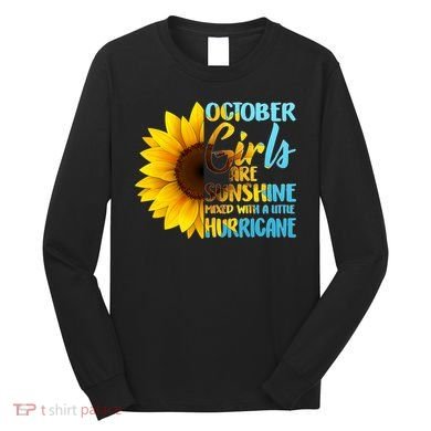 October Girls Sunflower Long Sleeve Shirt