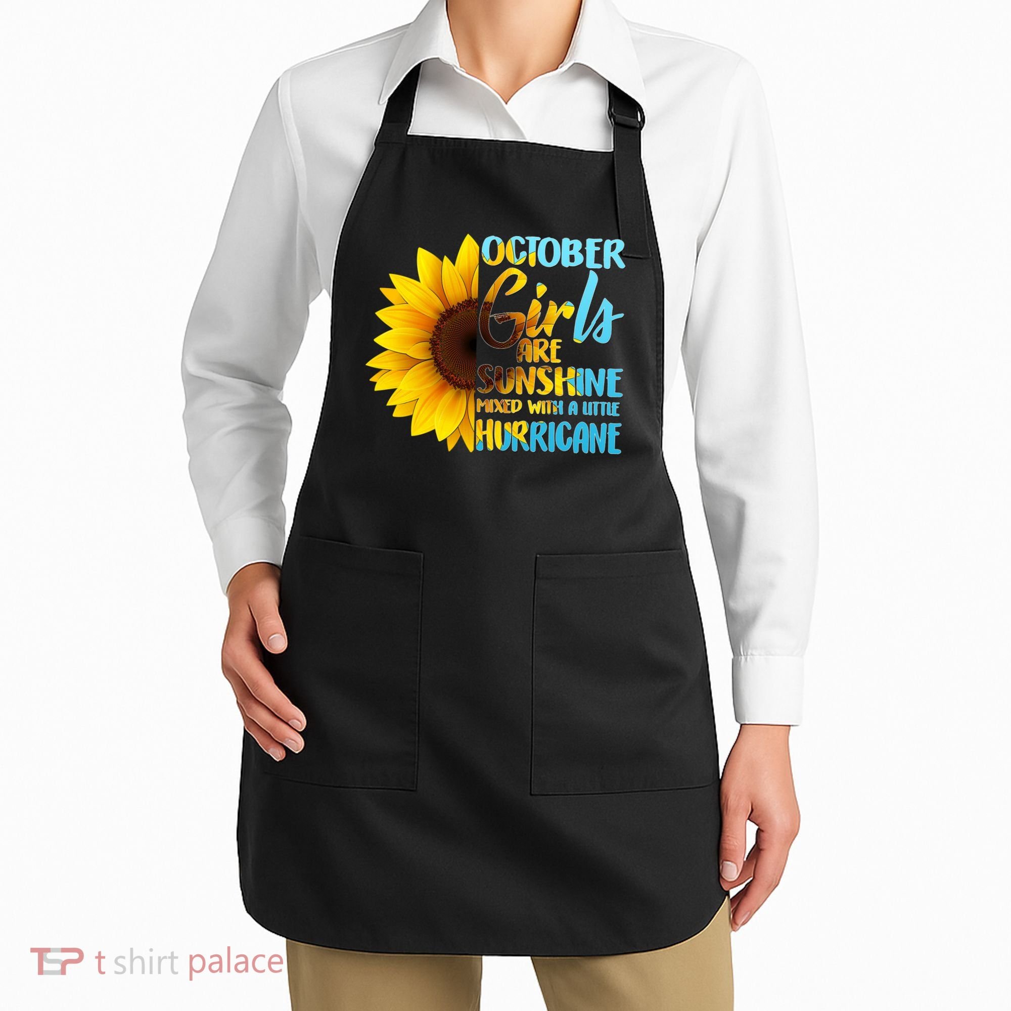 October Girls Sunflower Apron