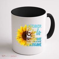 October Girls Sunflower Coffee Mug thumb 1