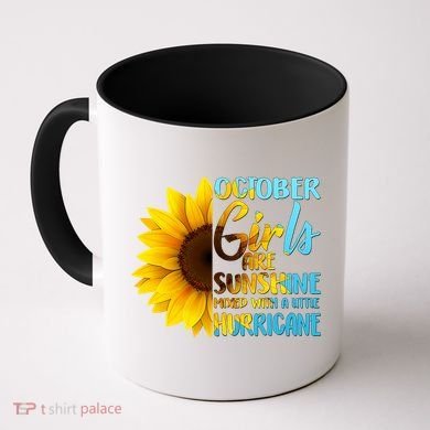 October Girls Sunflower Coffee Mug
