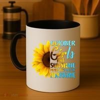 October Girls Sunflower Coffee Mug thumb 4