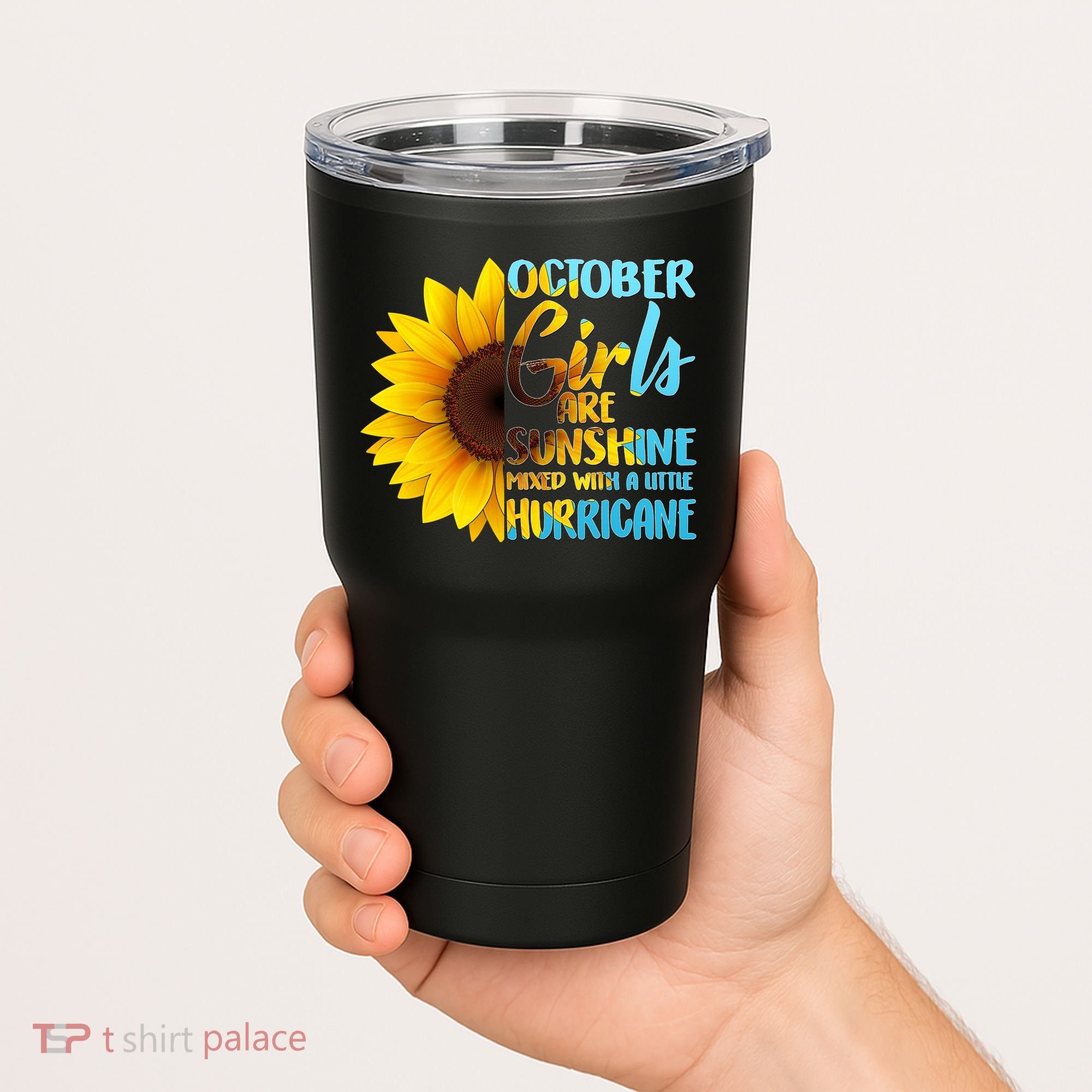 October Girls Sunflower Tumbler