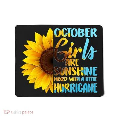 October Girls Sunflower Mousepad