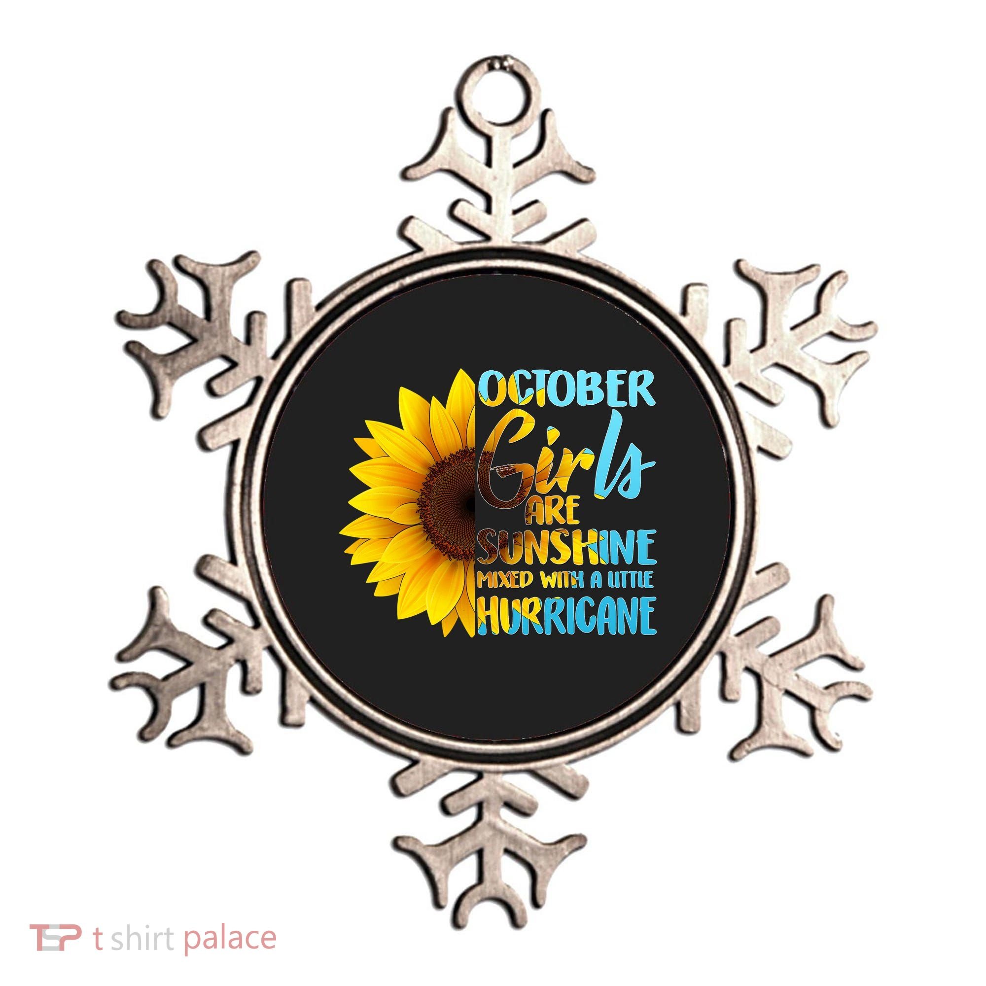 October Girls Sunflower Ornament