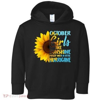 October Girls Sunflower Toddler Hoodie