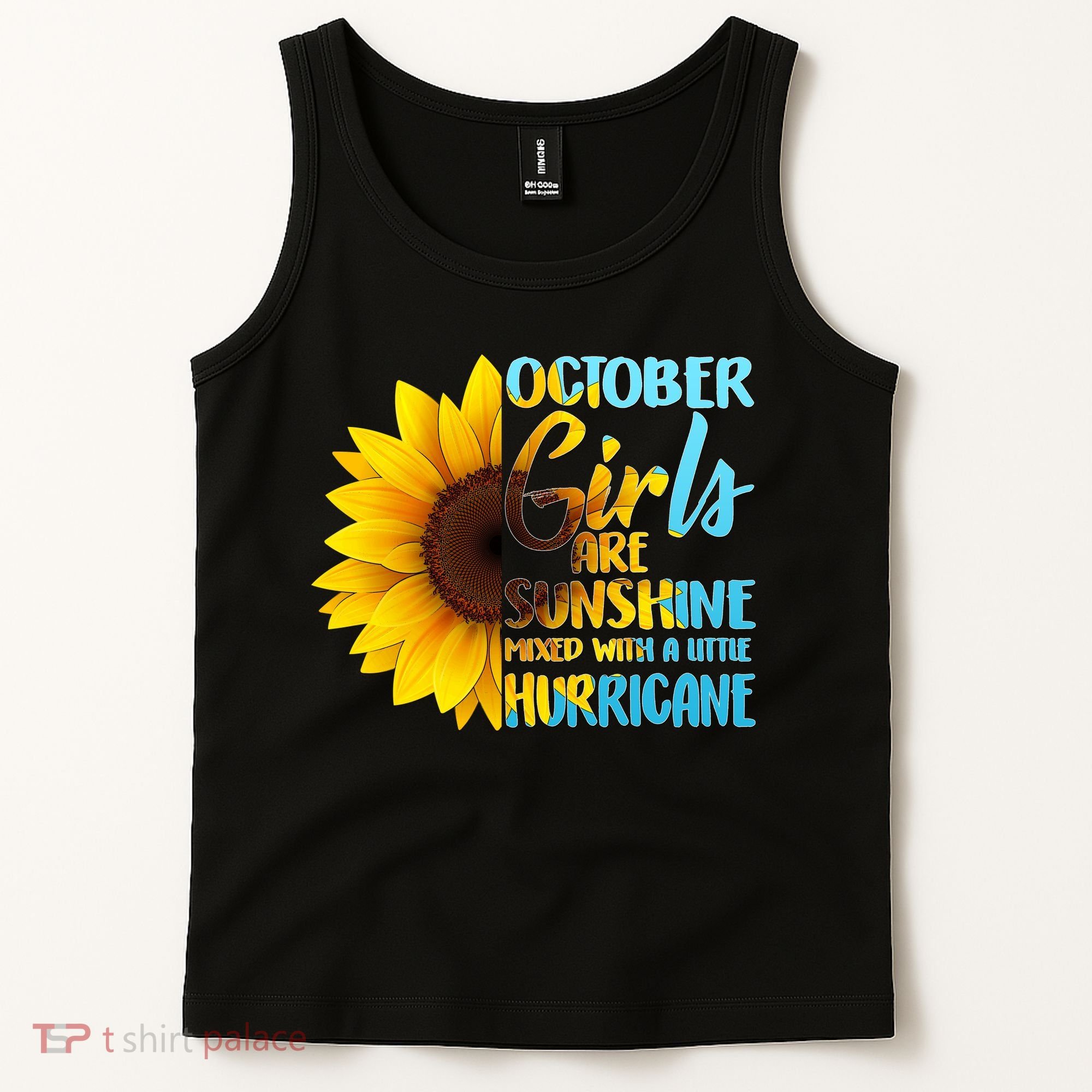 October Girls Sunflower Tank Top