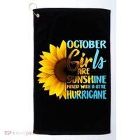 October Girls Sunflower Golf Towel thumb 0