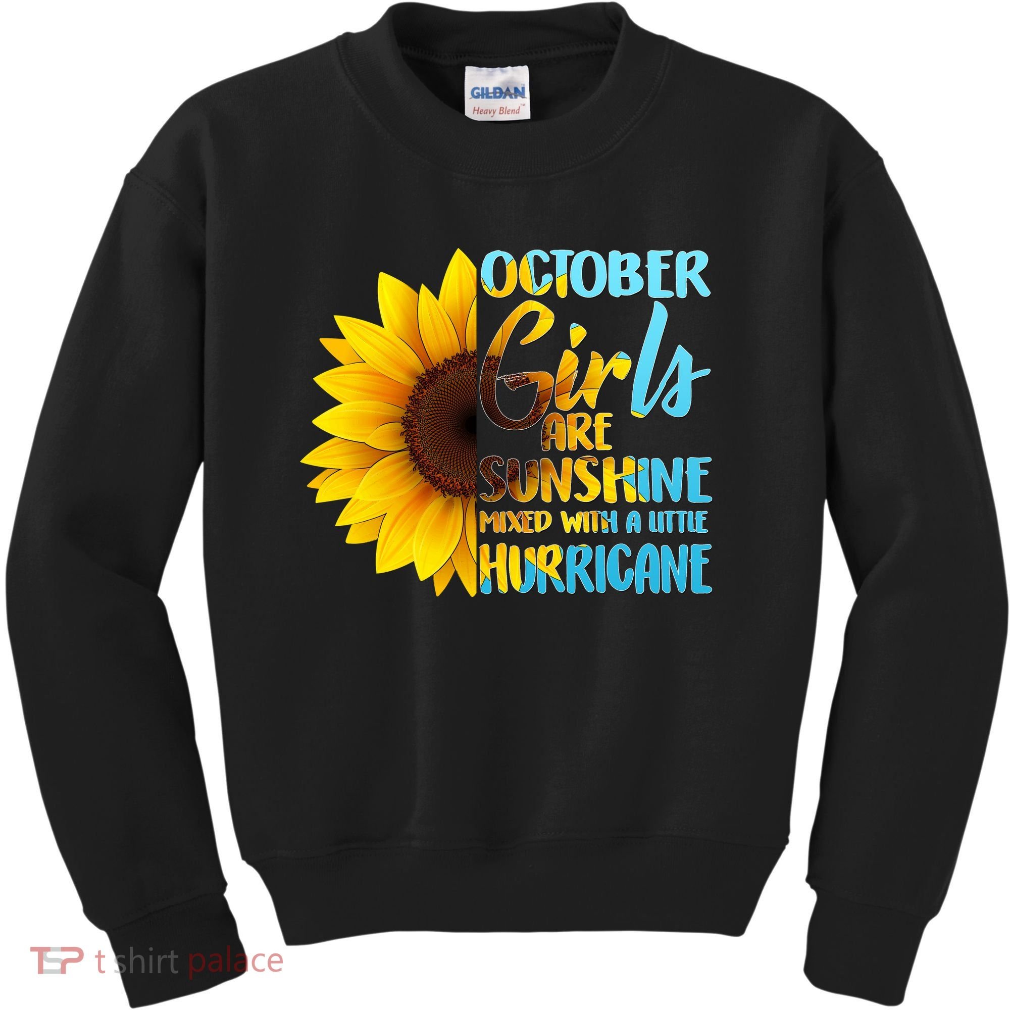 October Girls Sunflower Kids Sweatshirt
