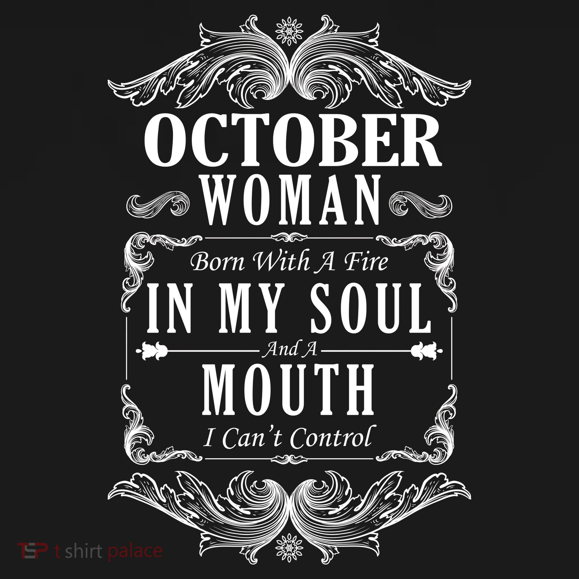 October Woman Funny Birthday Ornament