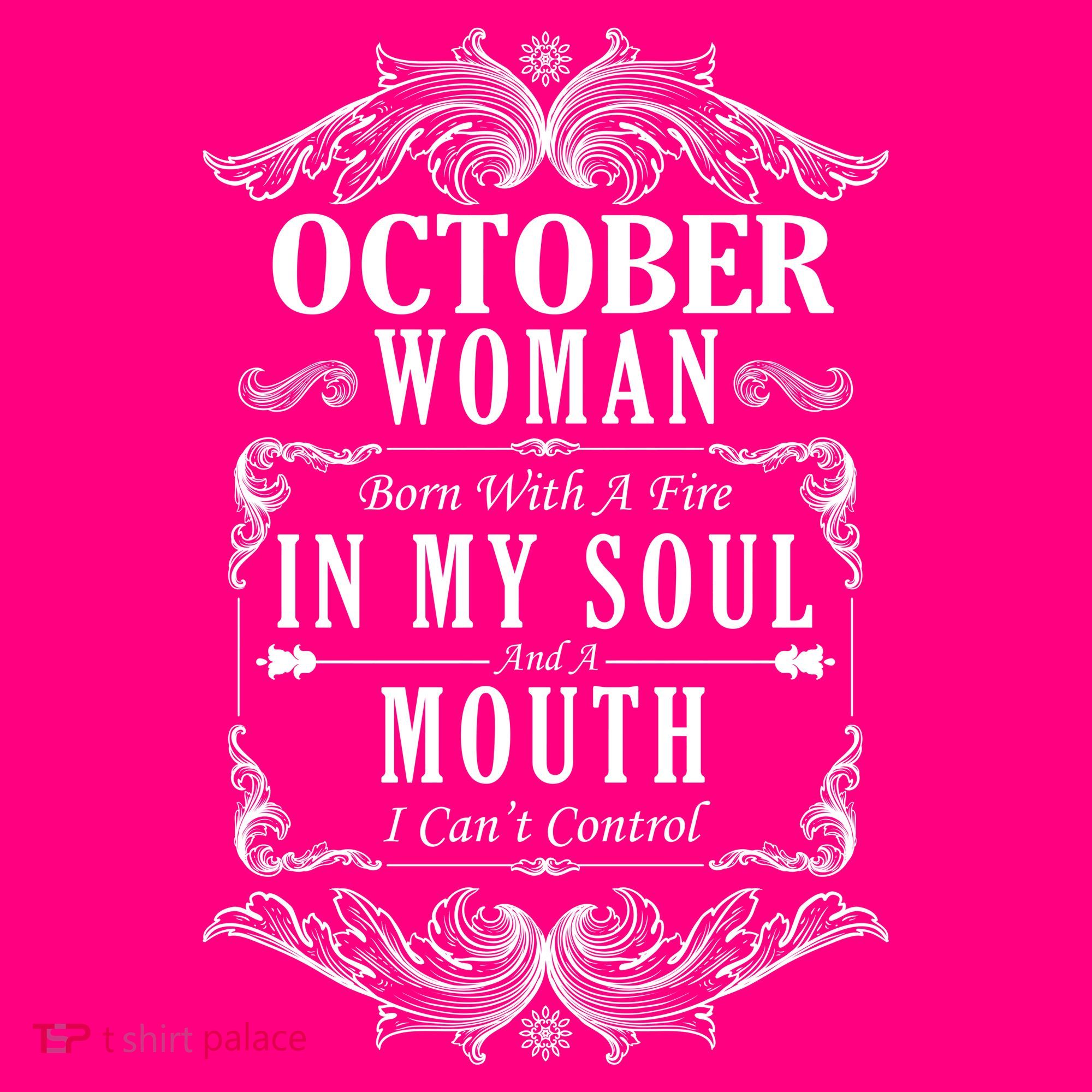 October Woman Funny Birthday Women's Tank Top
