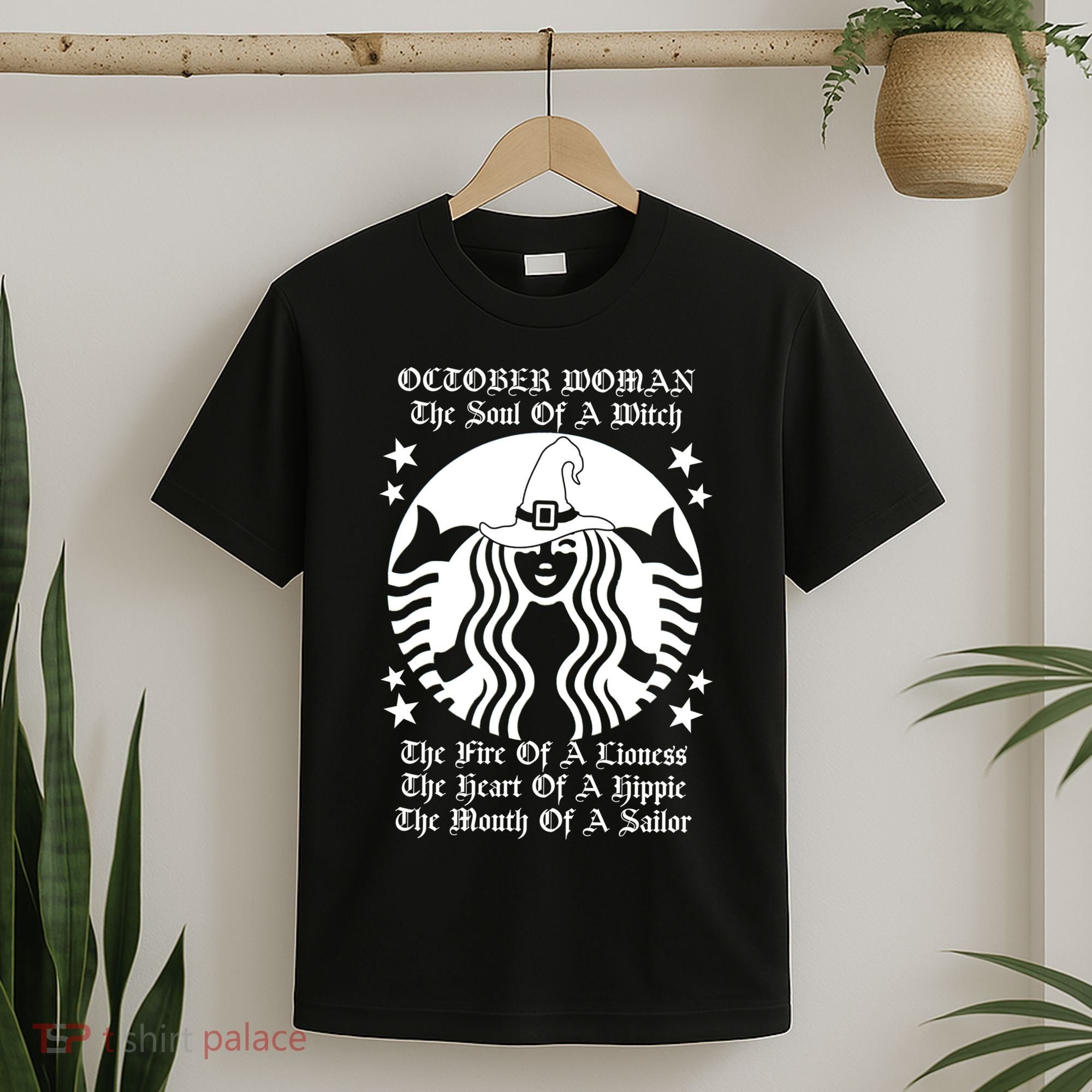 October Woman Soul Of A Witch Fire Of Lioness T-Shirt
