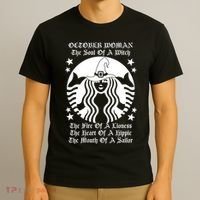 October Woman Soul Of A Witch Fire Of Lioness T-Shirt thumb 3