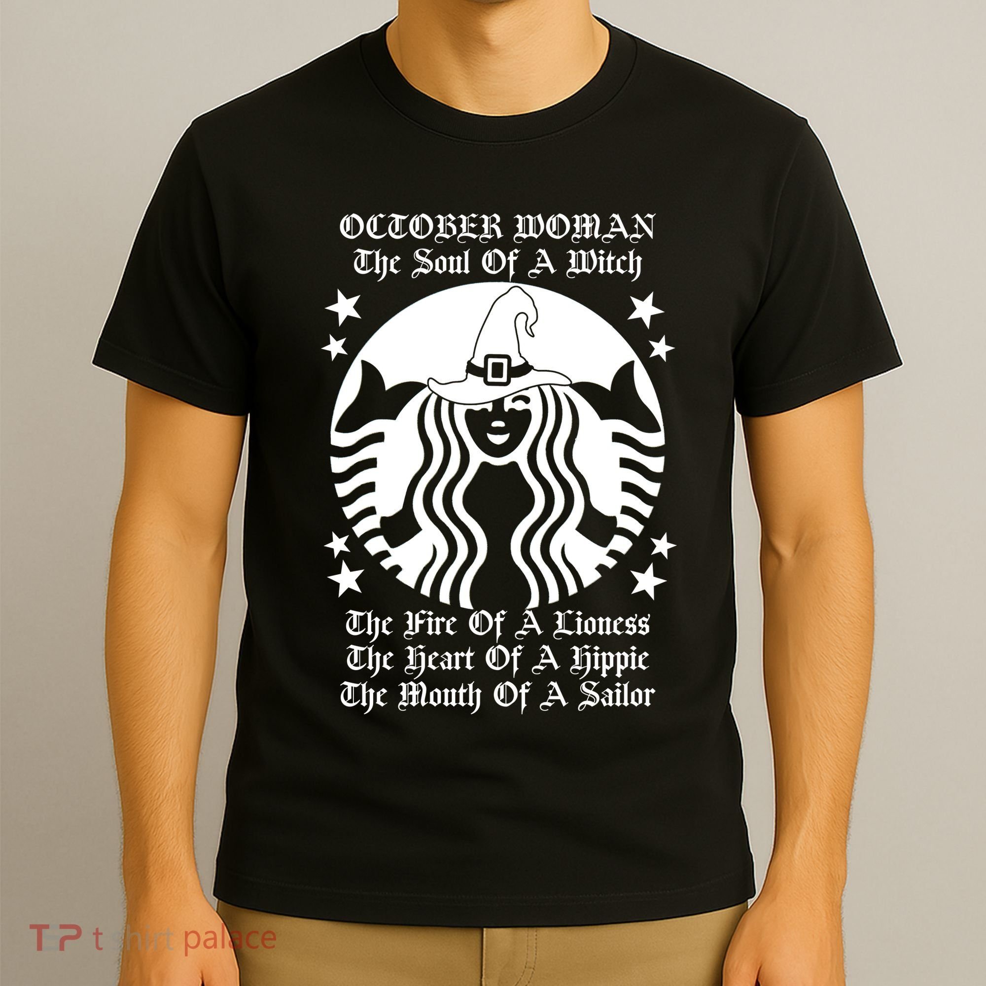 October Woman Soul Of A Witch Fire Of Lioness T-Shirt