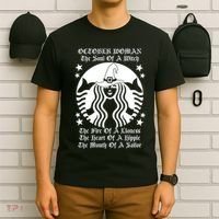 October Woman Soul Of A Witch Fire Of Lioness T-Shirt thumb 6