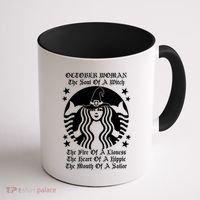 October Woman Soul Of A Witch Fire Of Lioness Coffee Mug thumb 1