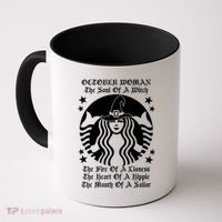 October Woman Soul Of A Witch Fire Of Lioness Coffee Mug thumb 0
