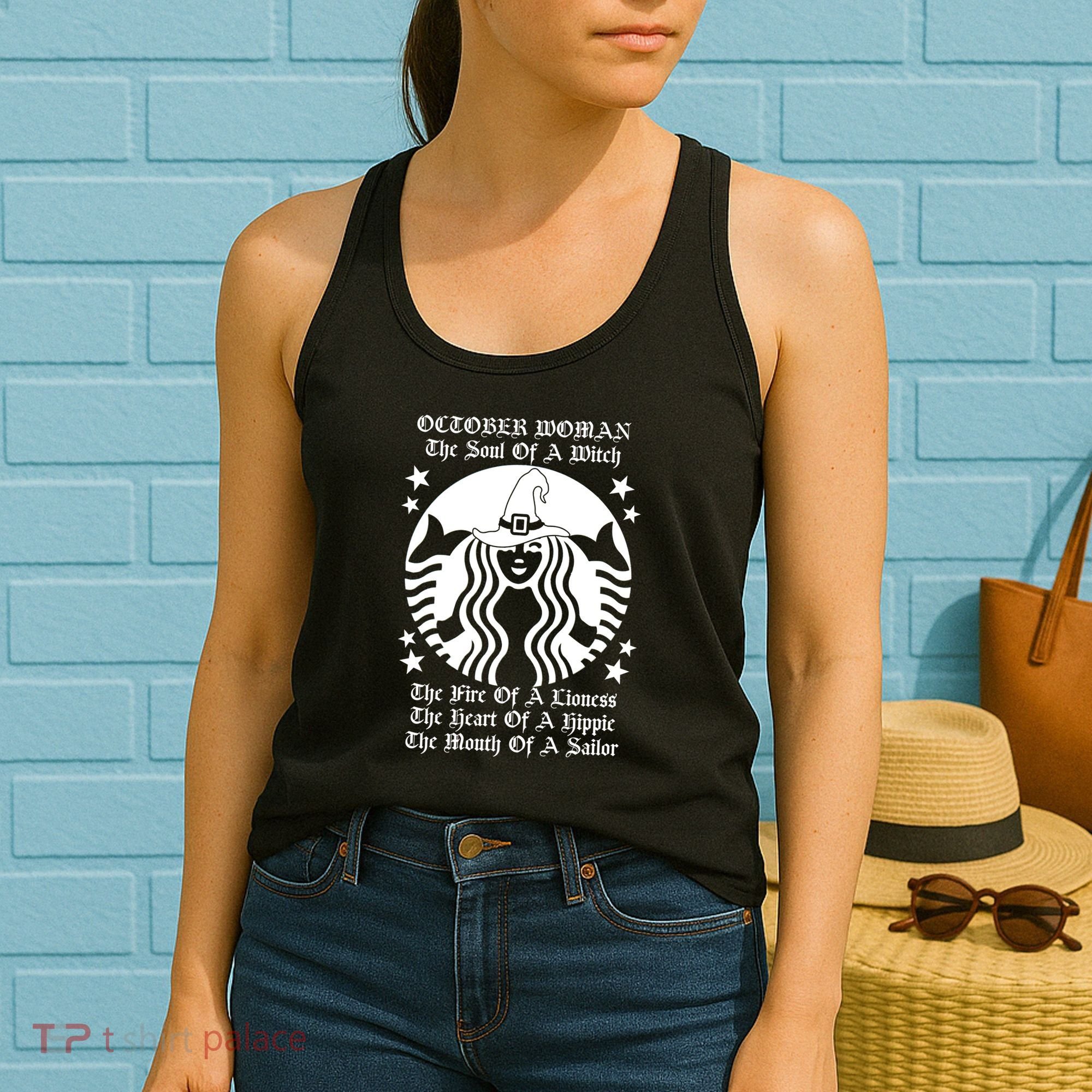 October Woman Soul Of A Witch Fire Of Lioness Women's Tank Top