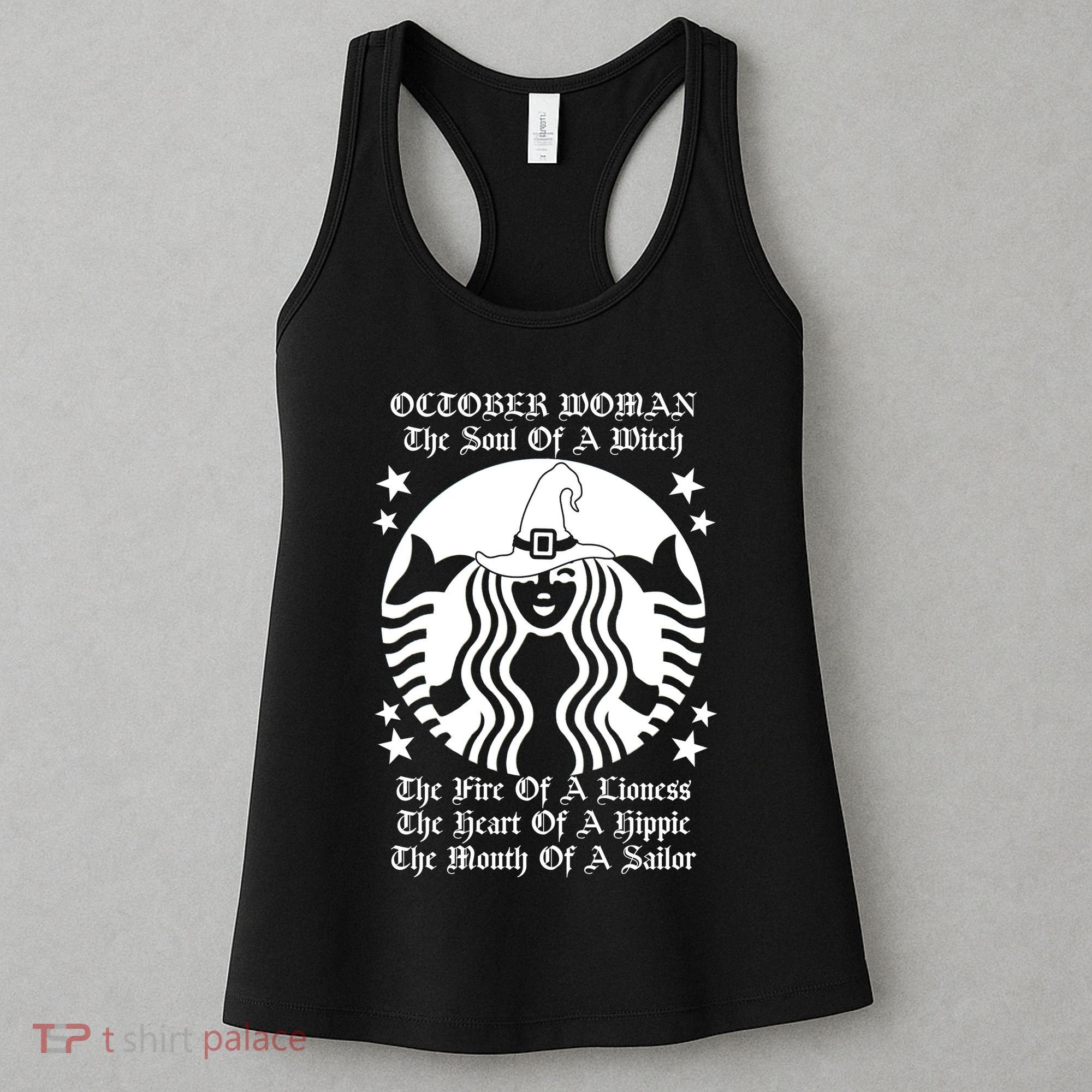October Woman Soul Of A Witch Fire Of Lioness Women's Tank Top