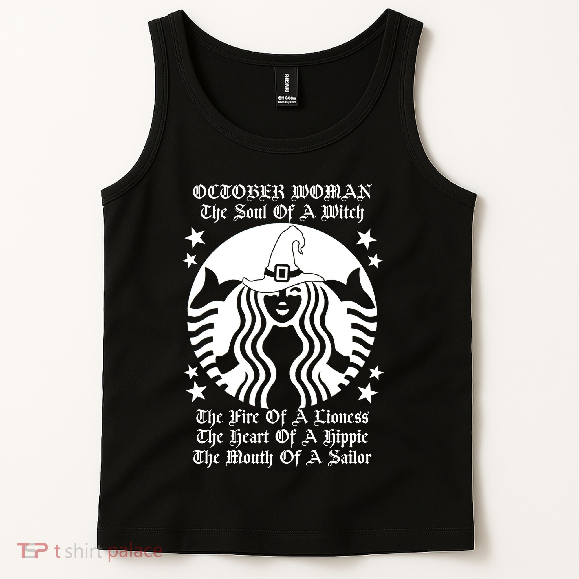 October Woman Soul Of A Witch Fire Of Lioness Tank Top