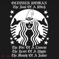 October Woman Soul Of A Witch Fire Of Lioness Kids Hoodie thumb 5