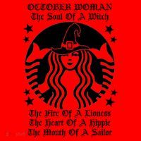 October Woman Soul Of A Witch Fire Of Lioness Santa Hat thumb 1