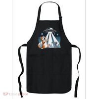 Orange Cat Ufo Apron thumb 0