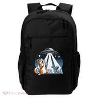 Orange Cat Ufo Backpack thumb 0